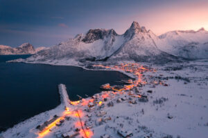 Winter in northern Norway